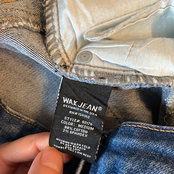 Wax Jean Distressed Skinny Jeans - Picture 4 of 4